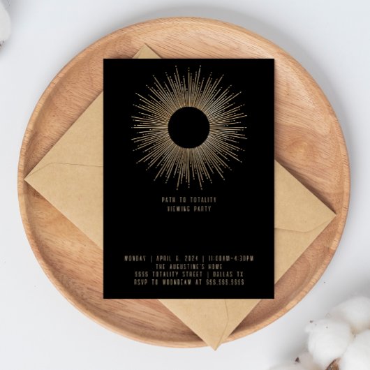 Eclipse Viewing Party Einladung