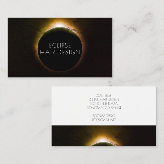 Eclipse Visitenkarte (Vorne/Hinten)