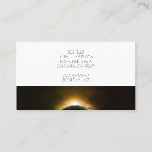 Eclipse Visitenkarte (Rückseite)