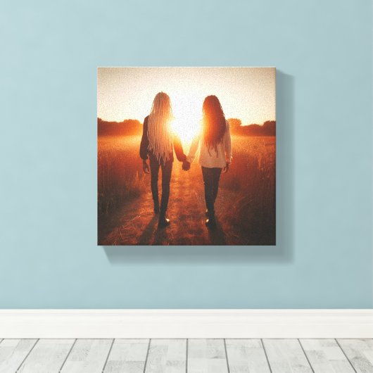 Eclipse von uns leinwanddruck (Insitu (Holzboden))