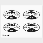 Eclipse Water Flasche Sticker - New York (Blatt)