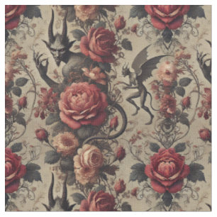 Eclipsed Grace - Gothic Viktorianisch Classic Tile Stoff