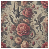 Eclipsed Grace - Gothic Viktorianisch Statement Ti Stoff (Muster)