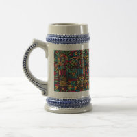 Eclipsed Suns & Pyramids Blue 650ml Drinking Stein