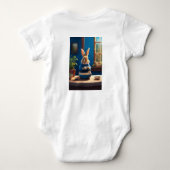 "Eclipsing Elegance: Owl Haven T-Shirt von TM Einz Baby Strampler (Rückseite)