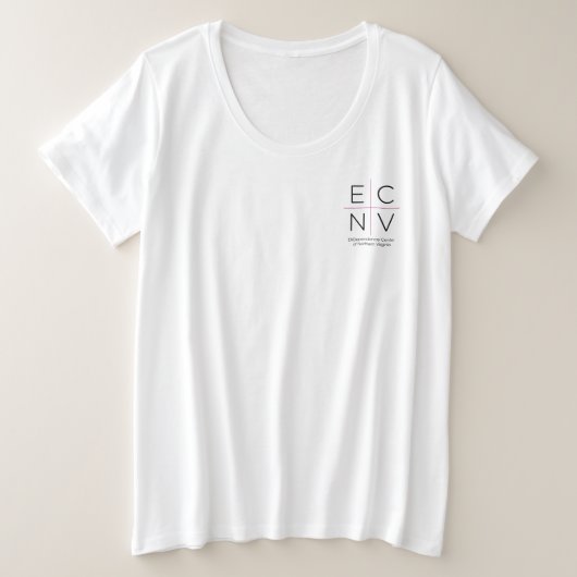 ECNV Basic T-Shirt für Damen (Design vorne)
