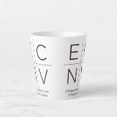 ECNV Latte Tasse (Vorderseite)