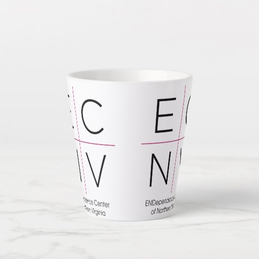 ECNV Latte Tasse (Vorderseite)