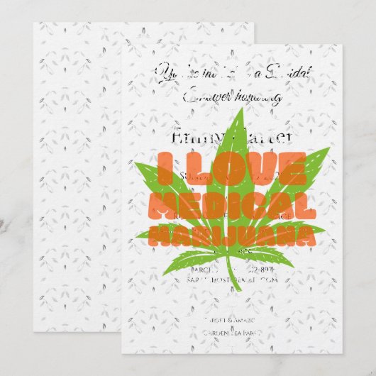 Eco Design | Bold Wellness Poster for Impact Einladung (Vorne/Hinten)