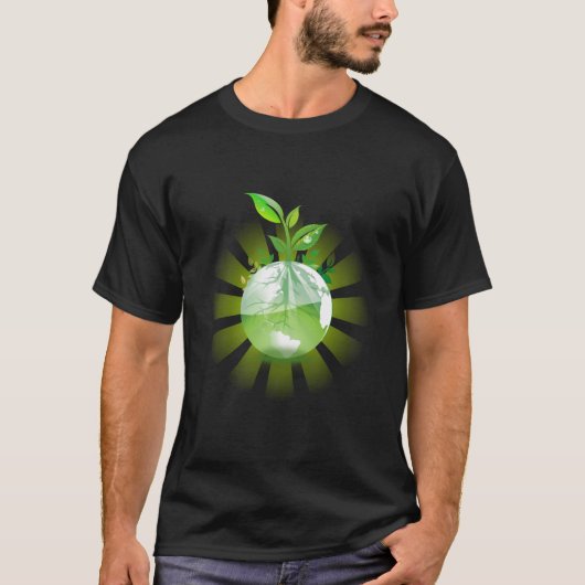 Eco Earth Globe Painted Tee (Vorderseite)