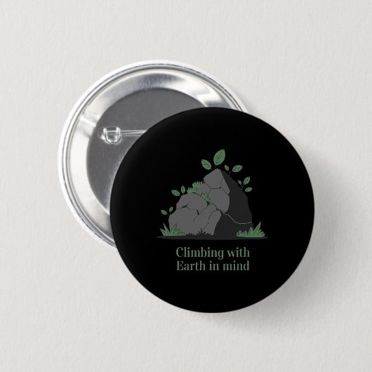 Eco-friendly Climbing Design  Button (Vorne & Hinten)