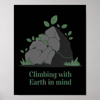 Eco-friendly Climbing Design Poster