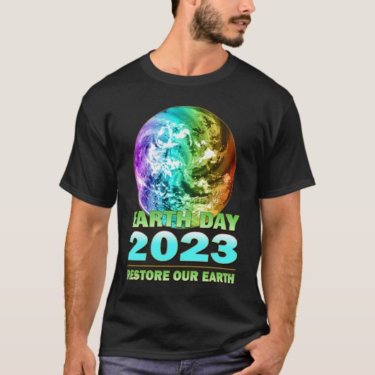Eco Friendly Clothing for Earth Day 2023 Anniversa T-Shirt (Vorderseite)