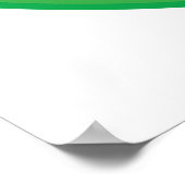 Eco-Friendly Green Footprint Icon Poster (Ecke)