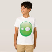 Eco-Friendly Green Footprint Icon T-Shirt (Vorne ganz)
