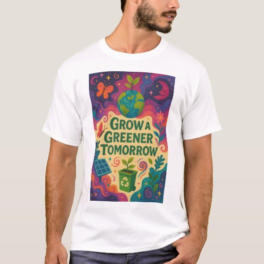 Eco Friendly Inspirational Poster T-Shirt (Vorderseite)