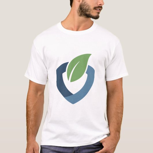 Eco Friendly Leaf Recycle Symbol Green T-Shirt (Vorderseite)