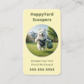 Eco-Friendly Pet Waste Removal Dog Poop Scooper Visitenkarte (Vorderseite)