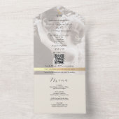 Eco-Friendly Photo Wedding All In One Einladung (Innen Boden)