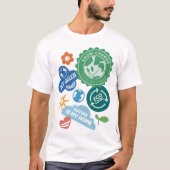 Eco-Friendly Sticker Collection T-Shirt (Vorderseite)