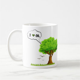 Eco-Friendly Tree Love CO2  Kaffeetasse