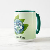 Eco-Guardians' Embrace Celestial Earth Tasse (VorderseiteRechts)