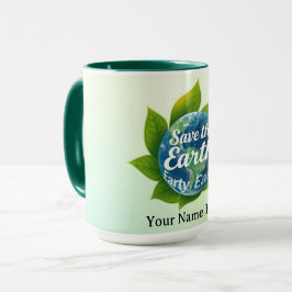 Eco-Guardians' Embrace Celestial Earth Tasse