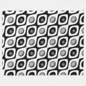 Eco Sphere 8k Seamless Pattern Blanket Fleecedecke (Vorderseite (Horizontal))