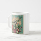 Eco-Widerstands-Solarpunk-Protest-Tasse Kaffeetasse (Vorderseite Links)