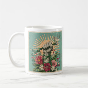 Eco-Widerstands-Solarpunk-Protest-Tasse Kaffeetasse