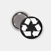 EcoFlair Magnet - Recycle. (Vorderseite/Rückseite)