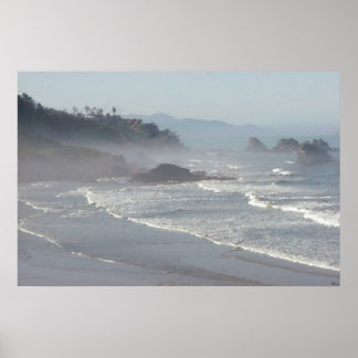 Ecola Beach View Poster