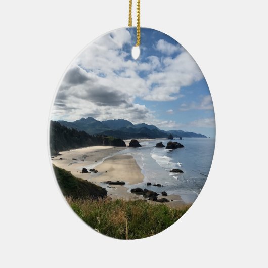 Ecola Staat Beach, OR Keramik Ornament (Rechts)