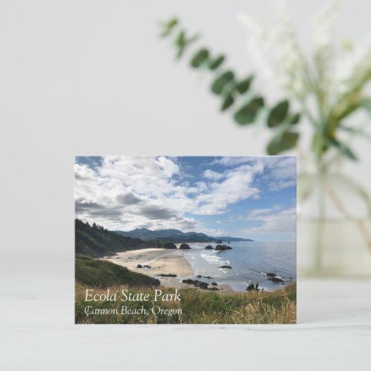 Ecola Staat Beach, OR Postkarte (Stehend Vorderseite)