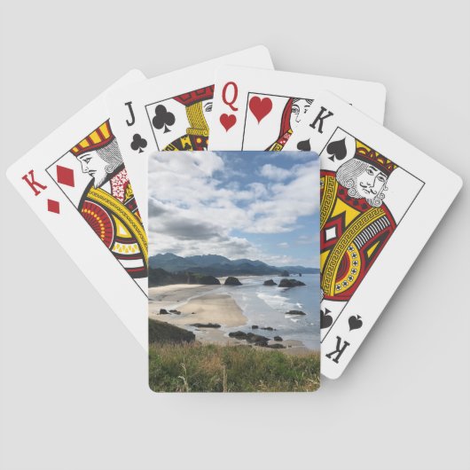 Ecola Staat Beach, OR Spielkarten (Rückseite)