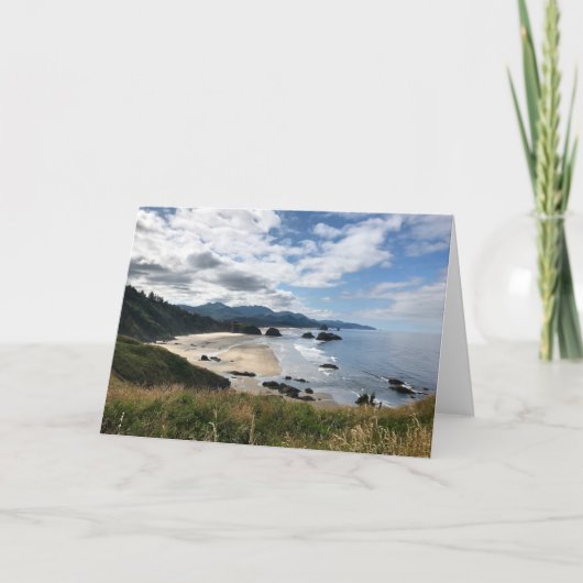 Ecola Staat Beach, Oregon Karte (Vorderseite)