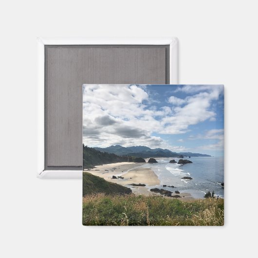 Ecola Staat Beach, Oregon Magnet (Vorderseite/Rückseite)