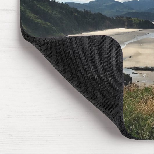 Ecola Staat Beach, Oregon Mousepad (Ecke)