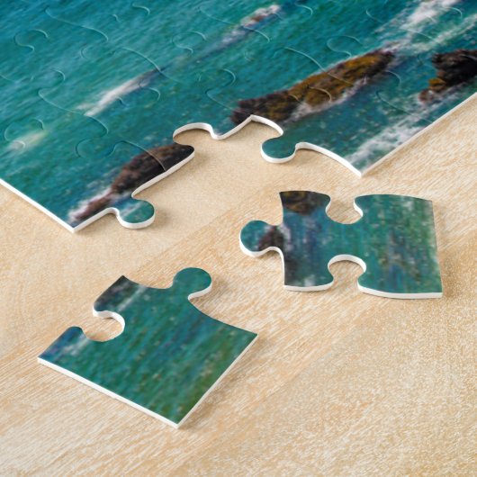 Ecola Staat Park, Oregon. Panorama des Crescent Puzzle (Seite)