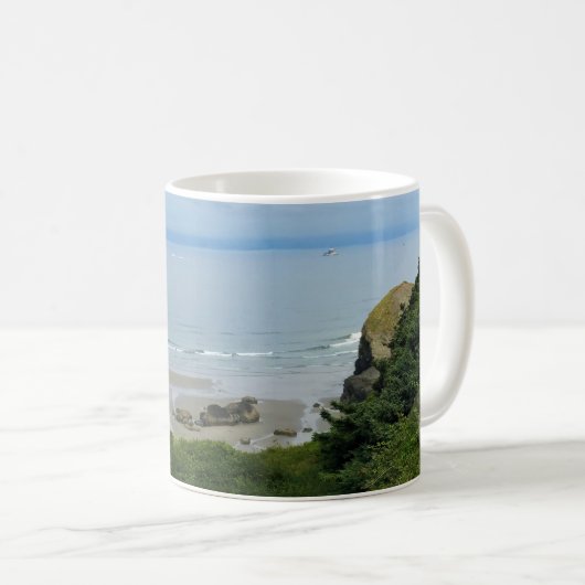 Ecola State Park, Cannon Beach Kaffeetasse (VorderseiteRechts)