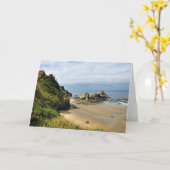 Ecola State Park, Cannon Beach Karte (Gelbe Blume)