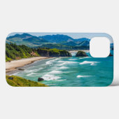 Ecola State Park, Oregon. Panorama of Crescent Case-Mate iPhone Hülle (Rückseite (Horizontal))