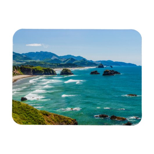 Ecola State Park, Oregon. Panorama of Crescent Magnet (Horizontal)