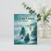 Ecola State Park Oregon Postkarte (Stehend Vorderseite)