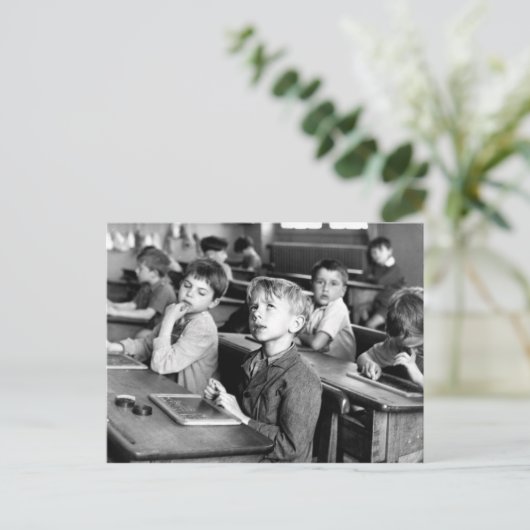 Ecole Paris - 1956 - Robert Doisneau Postkarte (Stehend Vorderseite)