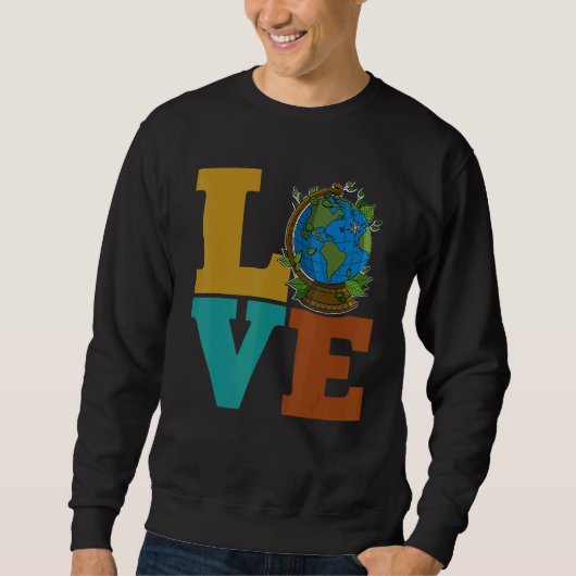 Ecologist environmental protection animals plants sweatshirt (Vorderseite)