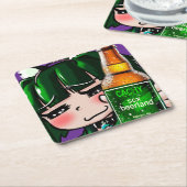 EconoCoasters Cachytan Beerland Set Rechteckiger Pappuntersetzer (angewinkelt)