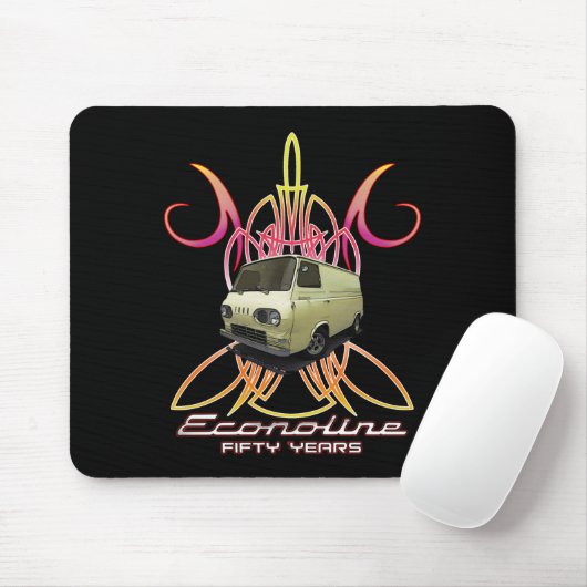 Econoline Van 50 Jahre Mousepad (Mit Mouse)