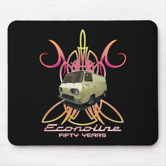 Econoline Van 50 Jahre Mousepad (Vorne)