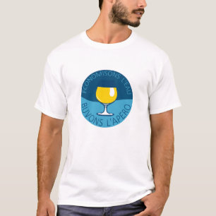 Economeau Buvons Apero Pastis 51 Alkohol humo T-Shirt